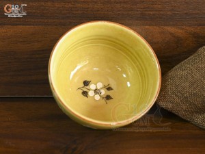 Bát cơm men hoàng thổ vẽ hoa