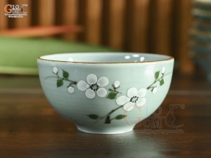 Bát cơm Ngọc Thanh Dương vẽ hoa Đào