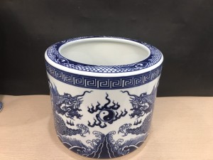 Bát hương Phúc Lộc hoạ tiết Rồng đường kính 35cm 