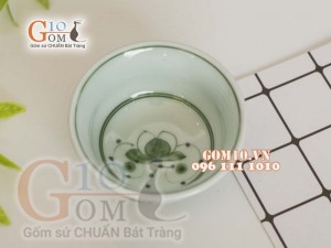 Bát mắm họa tiết hoa Sắt