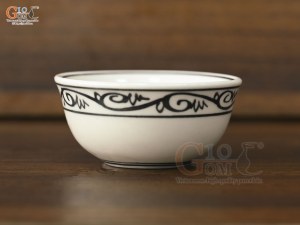 Bát mắm men cổ vẽ hoa móc (Hàng Đặt SX)