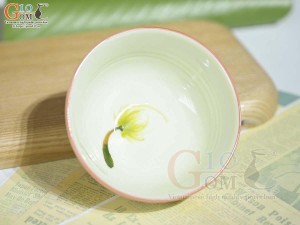 Bát mắm men kem vẽ Bồ Công Anh