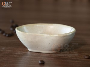 Bát mắm tim men kem tấm vẽ Bạch Liên