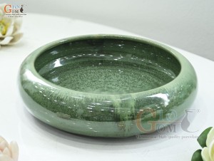 Bát minh đường tụ thủy men thiên thanh, đường kính 22cm