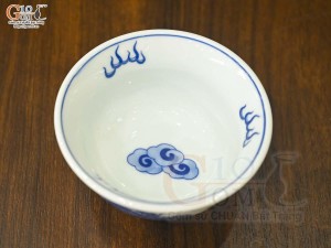 Bát thờ men lam cổ Rồng Phượng Như Ý