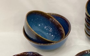 Bát tô men hỏa biến xanh đá Đại Dương, đường kính 18cm (1 chiếc)