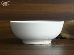 Bát tô men trắng đường kinh 18cm