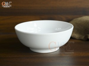 Bát tô men trắng đường kinh 18cm