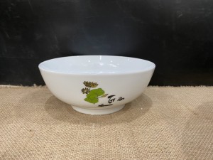 Bát tô men trắng tri ân đường kính 20cm