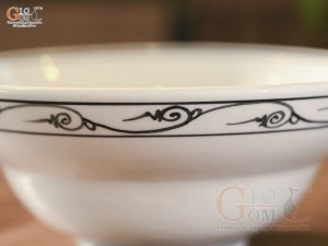 Bát tô yêu men cổ vẽ hoa móc, đường kính 20cm (Hàng Đặt SX)
