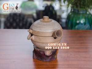 Bát ủ ấm quai ngang hồng sa