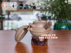 Bát ủ ấm quai ngang hồng sa