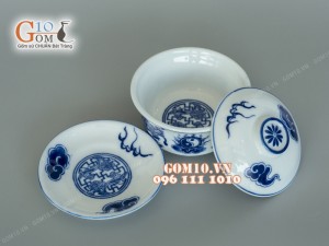 Bát sâm Phúc Lộc họa tiết Rồng, đường kính 8.5cm