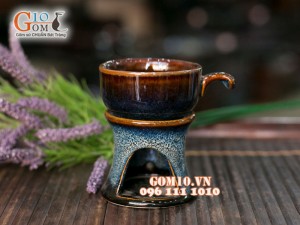 Bếp đun cà phê men hỏa biến 10cm