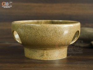 Bếp nướng gốm vàng, đường kính 20cm (Đặt sản xuất)