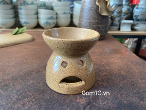 Bếp xông tinh dầu men gốm, đường kính 9cm