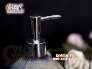 Bình đựng dầu gội men hỏa biến, in logo