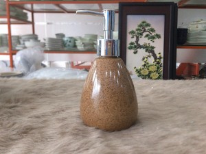 Bình đựng dầu gội sữa tắm men gốm dung tích 300ml