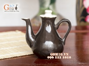 Bình đựng mắm men đen 