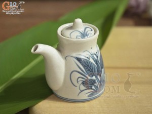 Bình gia vị men rạn cổ họa tiết chuồn khoai