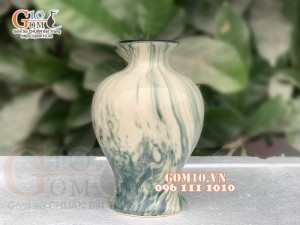 Bình hoa sứ decor mini men đá (nhiều dáng)