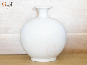 Bình hút lộc men màu trơn, cao 18cm (6 màu)