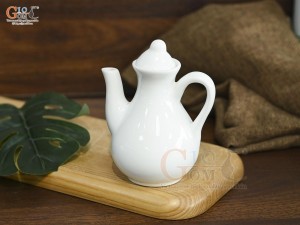 Bình mắm cao men trắng trơn