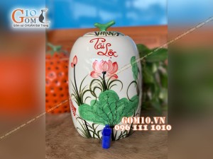 Bình nước cao vòi nhựa 7L