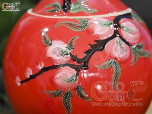 Bình nước dáng quả đào, vòi nhựa 4,5L