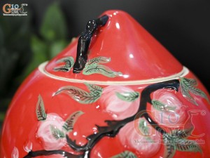 Bình nước dáng quả đào, vòi nhựa 4,5L