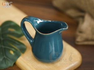 Bình rót gia vị men xanh kẻ chỉ vàng kim