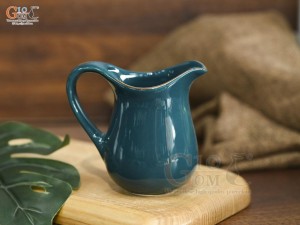 Bình rót gia vị men xanh kẻ chỉ vàng kim