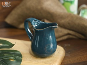 Bình rót gia vị men xanh kẻ chỉ vàng kim