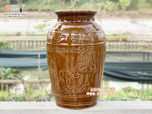 Bình rượu cần men da lươn, 6 Lít