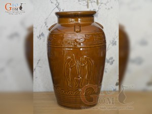 Bình rượu cần men da lươn, 6 Lít (Hàng đặt sx)