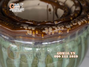 Bộ 4 chậu xanh ngọc, miệng chậu 41cm