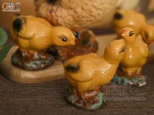 Bộ 7 đàn gà trống mái và con