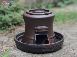 Bộ bếp gốm đốt xông lọc không khí