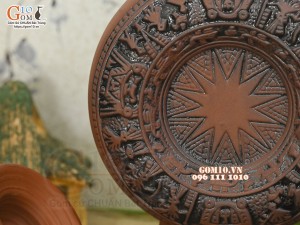 Bộ bình rượu dáng Trống Đồng Đông Sơn, 900ml