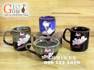 Bộ bốn cốc sen