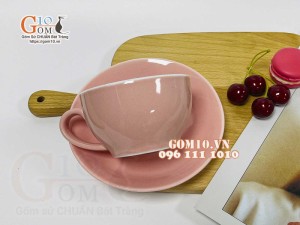 Bộ cốc capuchino hồng 220ml