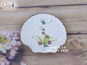 Bộ đồ ăn Đào Chuồn Kem