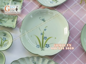 Bộ đồ ăn Đào Chuồn Ngọc - Đầy đủ chi tiết