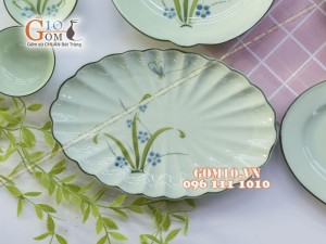 Bộ đồ ăn Đào Chuồn Ngọc - Đầy đủ chi tiết