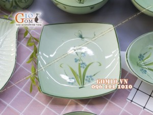 Bộ đồ ăn Đào Chuồn Ngọc - Đầy đủ chi tiết