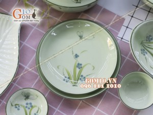Bộ đồ ăn Đào Chuồn Ngọc 001