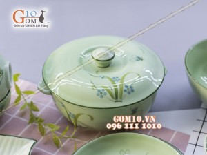 Bộ đồ ăn Đào Chuồn Ngọc 001