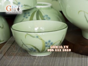 Bộ đồ ăn Đào Chuồn Ngọc, 11 chi tiết