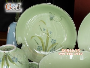 Bộ đồ ăn Đào Chuồn Ngọc, 11 chi tiết