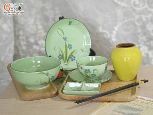 Bộ đồ ăn Đào Chuồn Ngọc, 6 chi tiết